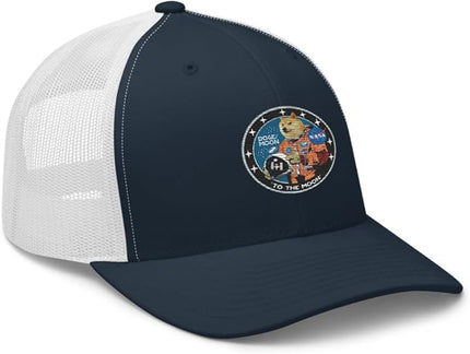 Doge/Moon NASA Logo Trucker Cap