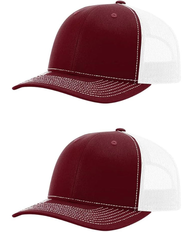 Richardson 112 Classic Six-Panel Adjustable Snapback Trucker Cap | Bulk Packs Available
