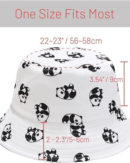 Cotton Bucket Hat for Women Men Summer Travel Sun Beach Bucket Cap, Unisex Outdoor Fisherman Hat