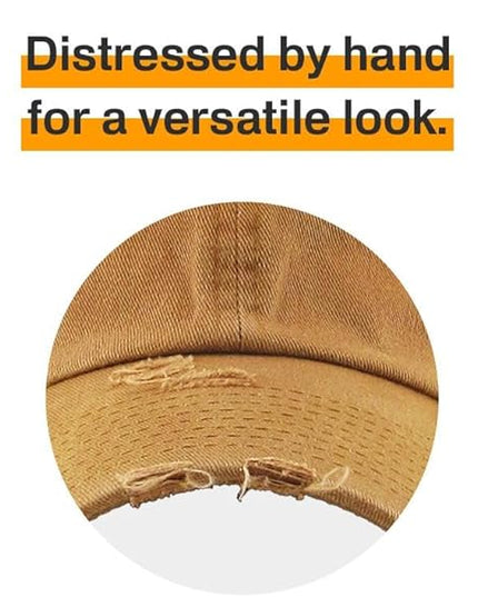 KBETHOS Vintage Washed Distressed Cotton Dad Hat Baseball Cap Adjustable Polo Trucker Unisex Style Headwear