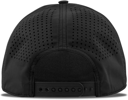 Branded Bills Wyoming Vintage PVC Curved 5 Panel Rope, Snapback Closure, Lightweight, Comfortable Baseball Cap