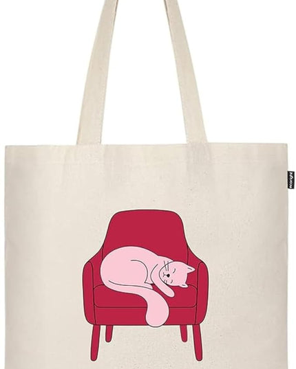 Eco Right Tote Bag for Women, Reusable Grocery Bag, Canvas Tote Bag for Shopping, Cotton Bag for Daily Use, Gifts for Women