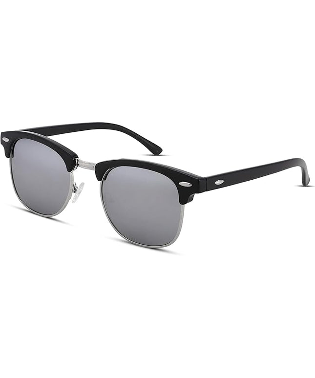 Pro Acme Semi-Rimless Polarized Sunglasses UV 400 Protection for Women Men