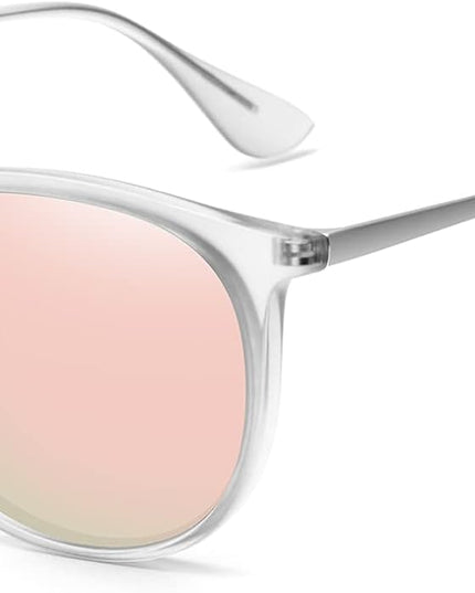 WOWSUN Retro Polarized Sunglasses Womens 2026 Trendy Round Classic Glasses