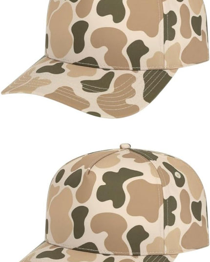 The Hat Pros Cap America i2026 Mid Profile 5-Panel Daybreak Camo Cap w/Quick-Dry Sweatband & Adjustable Snapback