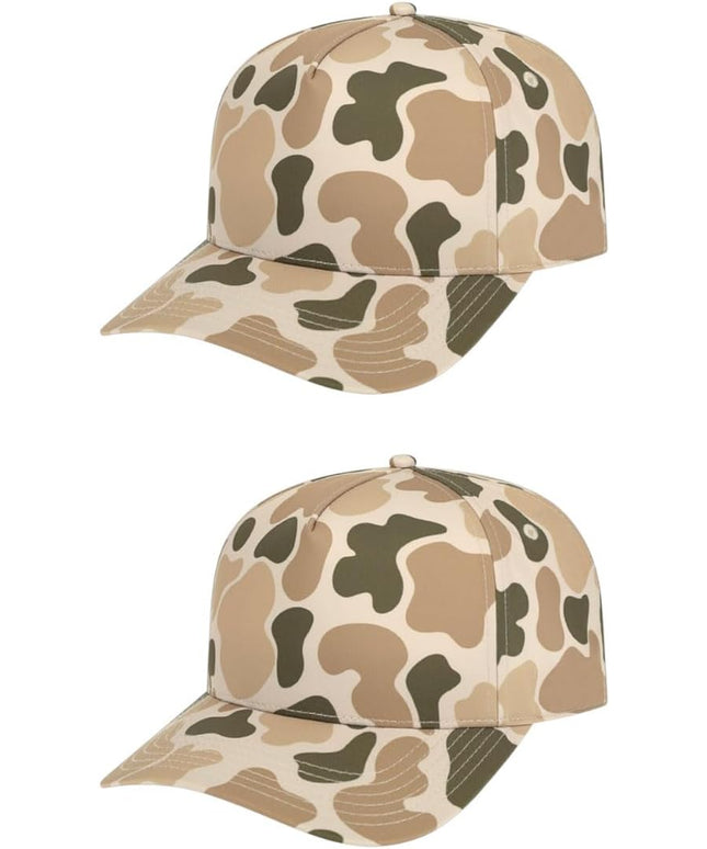 The Hat Pros Cap America i2026 Mid Profile 5-Panel Daybreak Camo Cap w/Quick-Dry Sweatband & Adjustable Snapback