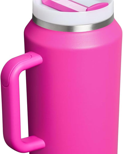 STANLEY Quencher H2.0 Tumbler with Handle and Straw 64 oz | Flowstate 3-Position Lid | Large Capacity for Travel & Sports | Insulated Stainless Steel Cup | BPA-Free | Violet Blossom