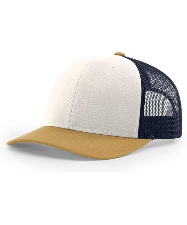 Richardson 112 Classic Six-Panel Adjustable Snapback Trucker Cap | Bulk Packs Available