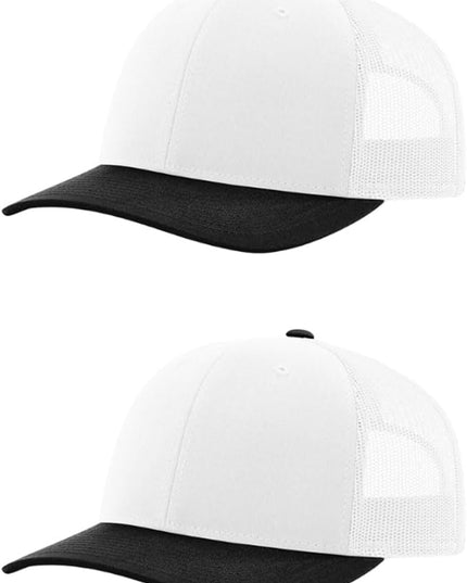 Richardson 112 Classic Six-Panel Adjustable Snapback Trucker Cap | Bulk Packs Available