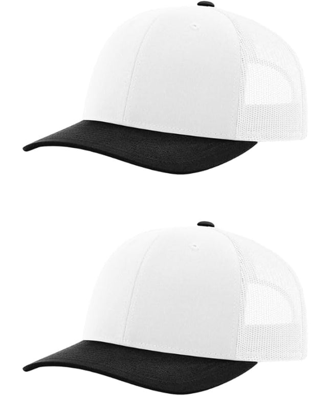 Richardson 112 Classic Six-Panel Adjustable Snapback Trucker Cap | Bulk Packs Available