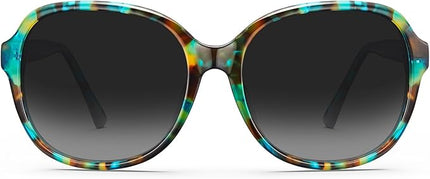 CARFIA Acetate Oversized Square Polarized Sunglasses for Women UV Protection Retro Trendy Big Shades