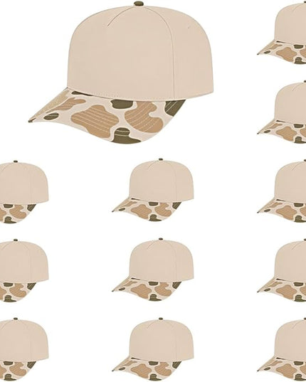 The Hat Pros Cap America i2026 Mid Profile 5-Panel Daybreak Camo Cap w/Quick-Dry Sweatband & Adjustable Snapback
