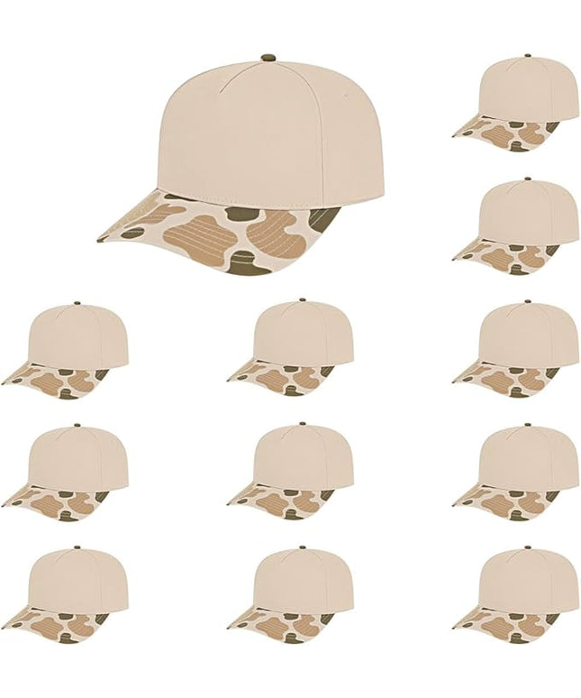 The Hat Pros Cap America i2026 Mid Profile 5-Panel Daybreak Camo Cap w/Quick-Dry Sweatband & Adjustable Snapback