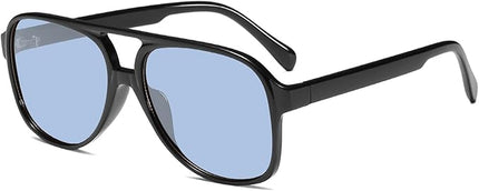 YDAOWKN Retro Aviator Sunglasses for Women Mens Large Frame Classic Vintage 70s Sun Glasses Aviators