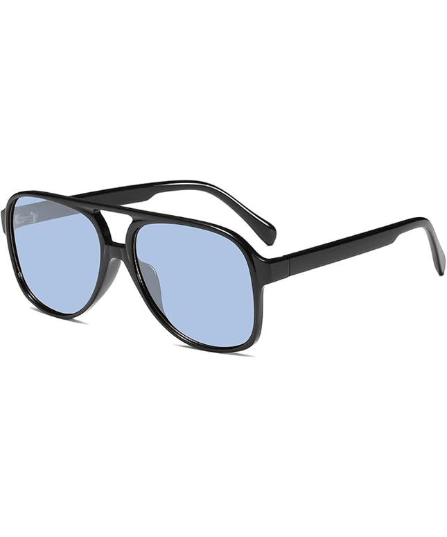 YDAOWKN Retro Aviator Sunglasses for Women Mens Large Frame Classic Vintage 70s Sun Glasses Aviators