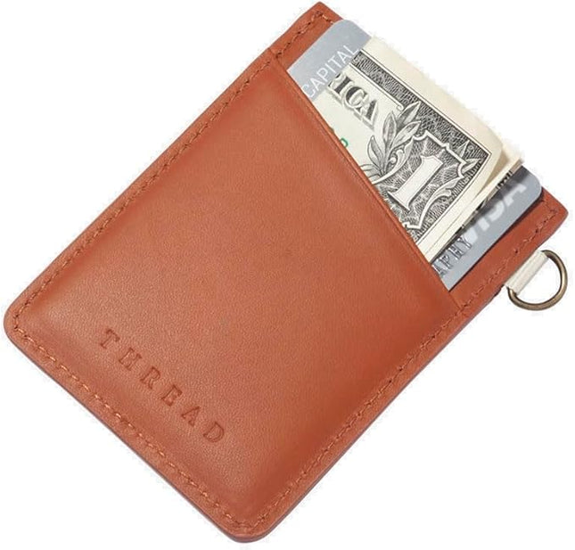 Thread Wallets Ultra Slim Minimalist Card Holder Wallet (Emmeline Navy)
