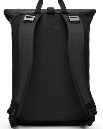 Db Journey Essential Backpack - Minimalist Rolltop Backpack with Laptop Compartment for Work & Gym, Lightweight Travel Backpack with Luggage Attachment, Water Bottle Pocket, 12L - Charcoal Grey