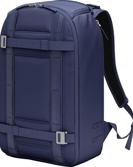 Db Journey Ramverk Backpack - Durable Travel Backpack with Laptop Compartment & Pockets for Work, Luggage with Roller Bag Hook Up System, 26L - Blue Hour