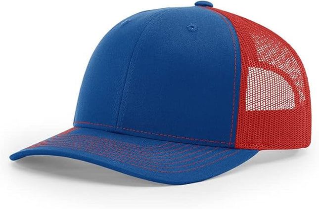 Richardson 112 Classic Six-Panel Adjustable Snapback Trucker Cap | Bulk Packs Available