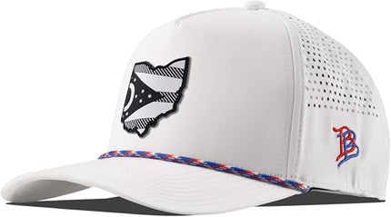 Branded Bills Ohio Vintage PVC 5-Panel Performance, Lightweight, Comfortable Baseball Cap