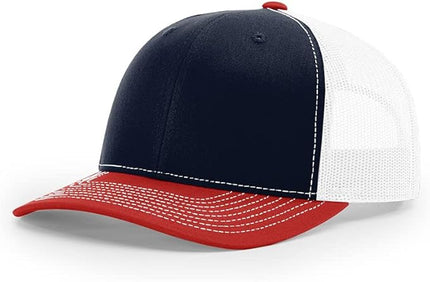 Richardson 112 Classic Six-Panel Adjustable Snapback Trucker Cap | Bulk Packs Available