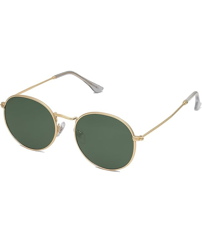 SOJOS Small Round Polarized Sunglasses for Women Men Classic Vintage Retro Shades UV400 SJ1014
