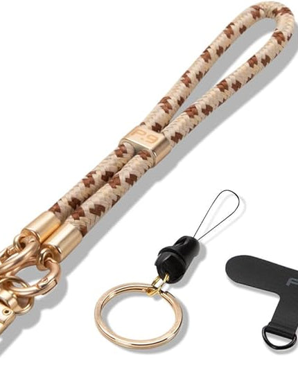 PureGear Universal Nylon Phone Wrist Lanyard Wrist Strap, Key Chain Ring, Phone Tether Tab, Wristlet for Apple iPhone