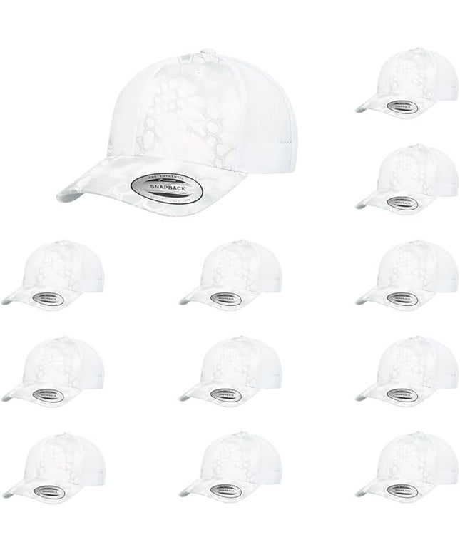 Yupoong Classic Premium Mesh 6 Panel Retro Trucker Cap | Mid Profile Snapback | OSFA | Bulk Pack Available
