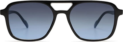 SOJOS Retro Aviator Sunglasses for Women Men,Trendy Rectangle Womens Mens Shades Sun Glasses SJ2202