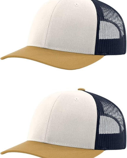 Richardson 112 Classic Six-Panel Adjustable Snapback Trucker Cap | Bulk Packs Available