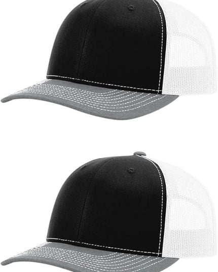 Richardson 112 Classic Six-Panel Adjustable Snapback Trucker Cap | Bulk Packs Available