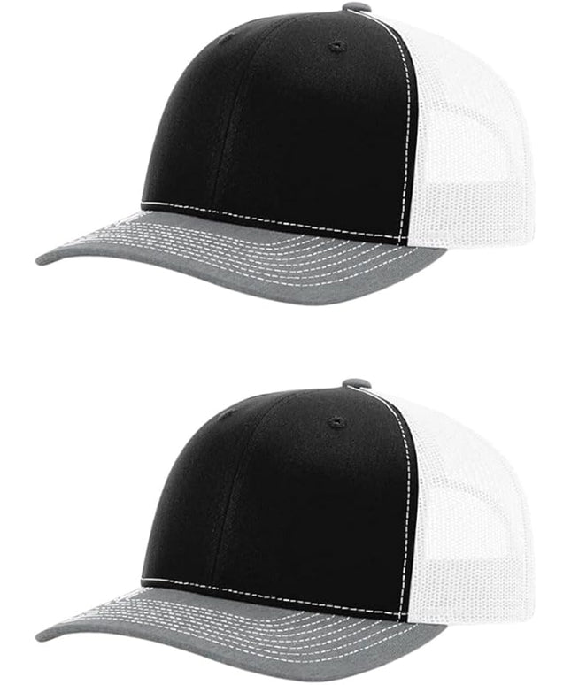 Richardson 112 Classic Six-Panel Adjustable Snapback Trucker Cap | Bulk Packs Available