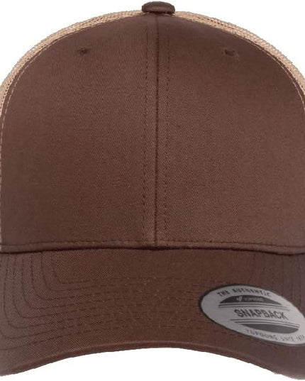 Yupoong Classic Premium Mesh 6 Panel Retro Trucker Cap | Mid Profile Snapback | OSFA | Bulk Pack Available