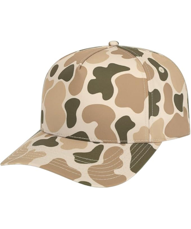The Hat Pros Cap America i2026 Mid Profile 5-Panel Daybreak Camo Cap w/Quick-Dry Sweatband & Adjustable Snapback
