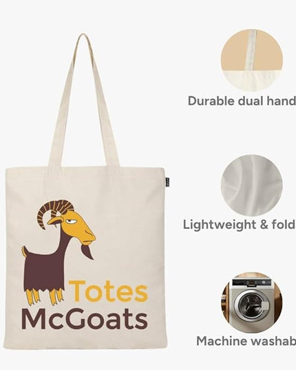 Eco Right Tote Bag for Women, Reusable Grocery Bag, Canvas Tote Bag for Shopping, Cotton Bag for Daily Use, Gifts for Women
