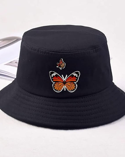 XYIYI Fashion Embroidery Bucket Hat Cotton Beach Fisherman Hats for Women Girls