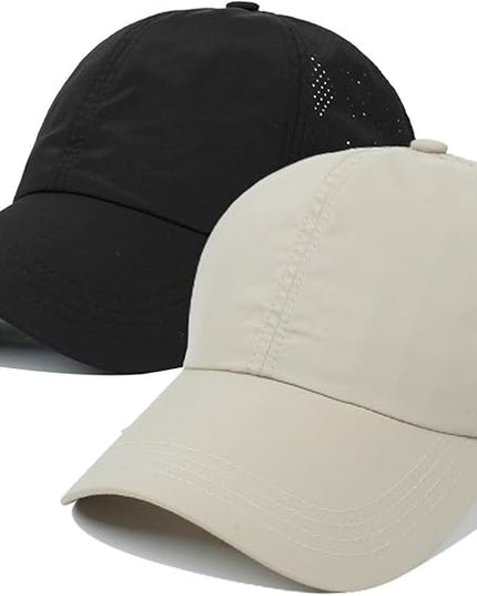 VOASTEK Running Hats for Men Baseball Cap Outdoor Essentials Runner Hat Jogging Cap Tennis Golf Workout Hats
