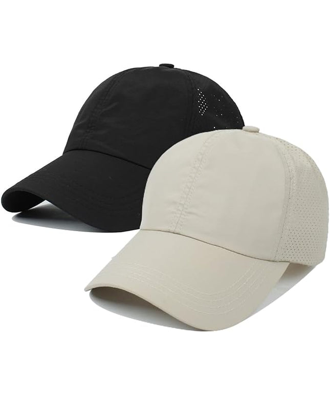 VOASTEK Running Hats for Men Baseball Cap Outdoor Essentials Runner Hat Jogging Cap Tennis Golf Workout Hats