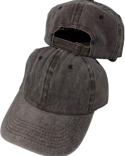 Roytrense Unisex 100% Cotton Washed Low Profile Dad Hat - Adjustable Baseball Cap for Outdoor Activities