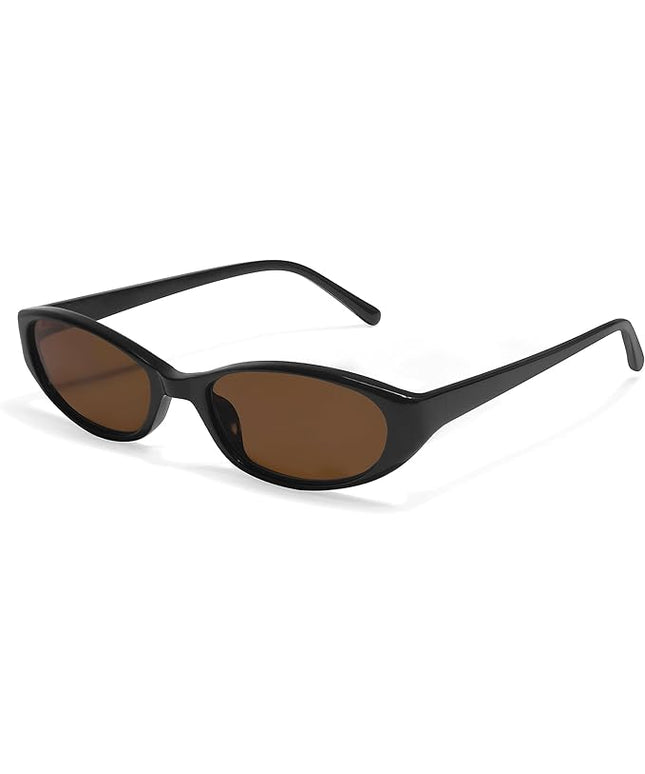 Retro Oval Sunglasses for Women 2026 90s Small Chic Cat Eye Sun Glasses Sunnies Lightweight Shades