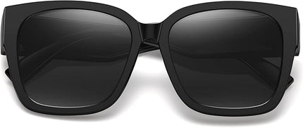 MEETSUN Oversized Fit Over Glasses Sunglasses for Women Men Large Trendy Polarized Sunglasses for Driving UV Protection