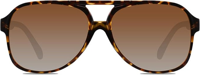 YDAOWKN Retro Aviator Sunglasses for Women Mens Large Frame Classic Vintage 70s Sun Glasses Aviators