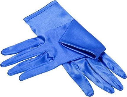 Sahabowi Satin Gloves Formal Bridal Banquet Party Wedding Opera Solid Colorful Mitten For Women