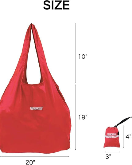 Compact Reusable Grocery Tote Bag – Lightweight, Foldable & Packable Shopping Bag for Travel