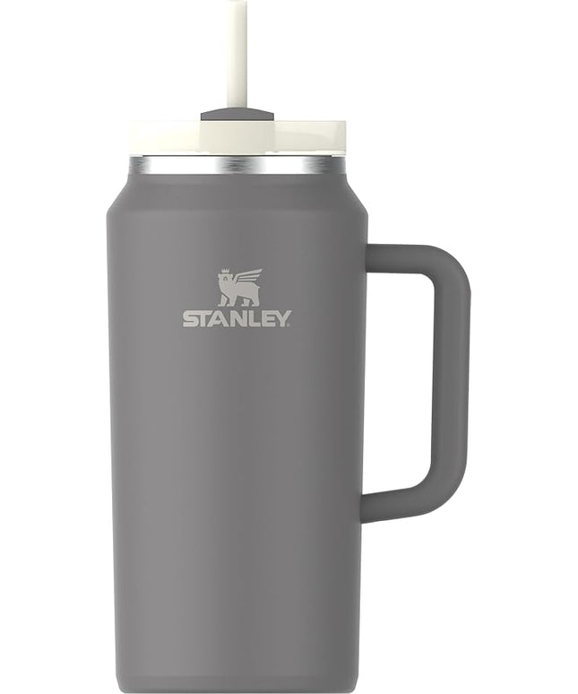 STANLEY Quencher H2.0 Tumbler with Handle & Straw 64 oz | Flowstate 3-Position Lid | Large Capacity for Travel & Sports | Insulated Stainless Steel Cup | BPA-Free | Stone
