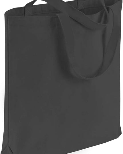 Sturdy Canvas Wholesale Tote Bags with Bottom Gusset 15"W x 16"H x 3"G Blank Totes Great for DIY Painting Printing Embroidery