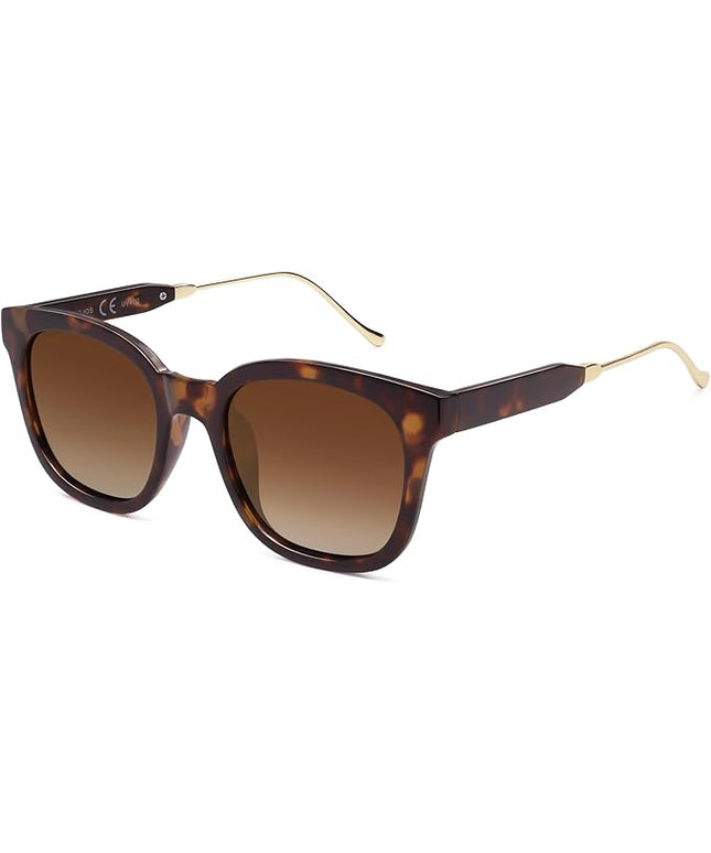 SOJOS Classic Square Polarized Sunglasses Womens Mens Retro Trendy UV400 Sunnies SJ2050