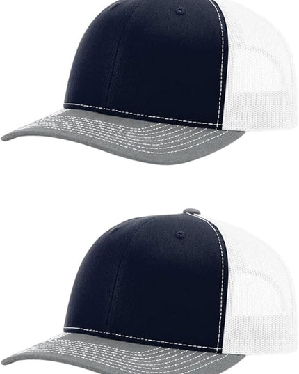 Richardson 112 Classic Six-Panel Adjustable Snapback Trucker Cap | Bulk Packs Available