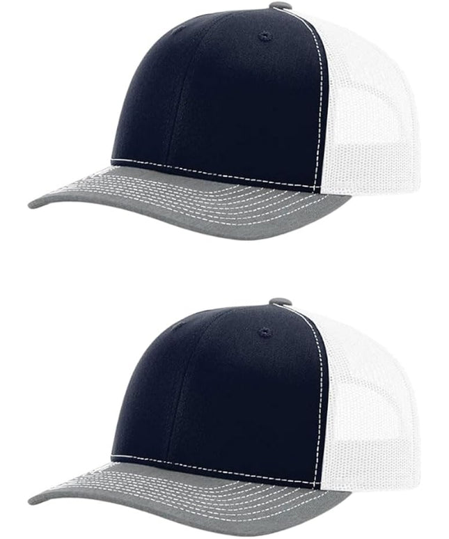 Richardson 112 Classic Six-Panel Adjustable Snapback Trucker Cap | Bulk Packs Available