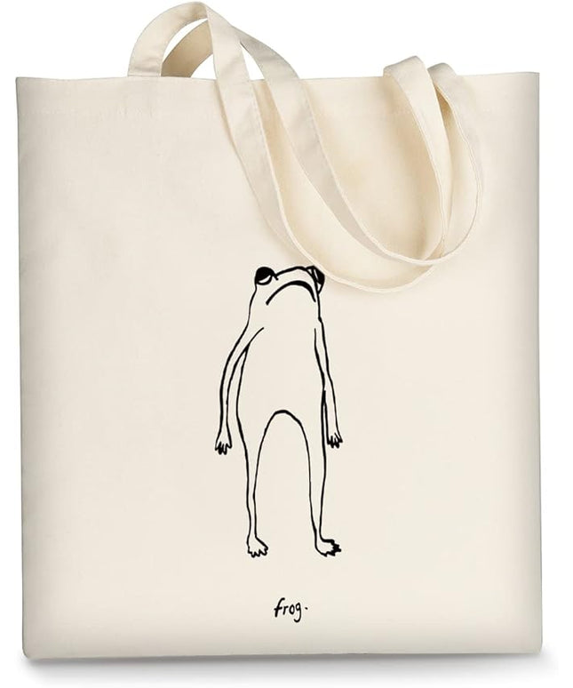 AUSVKAI Canvas Tote Bag Aesthetic for Women, Cute Reusable Cloth Cotton Bags for Shopping Beach Grocery
